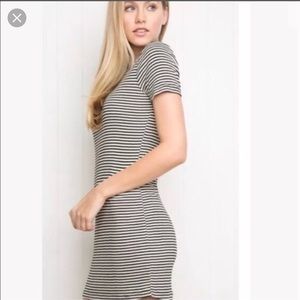 Brandy Melville striped ribbed T-shirt dress!